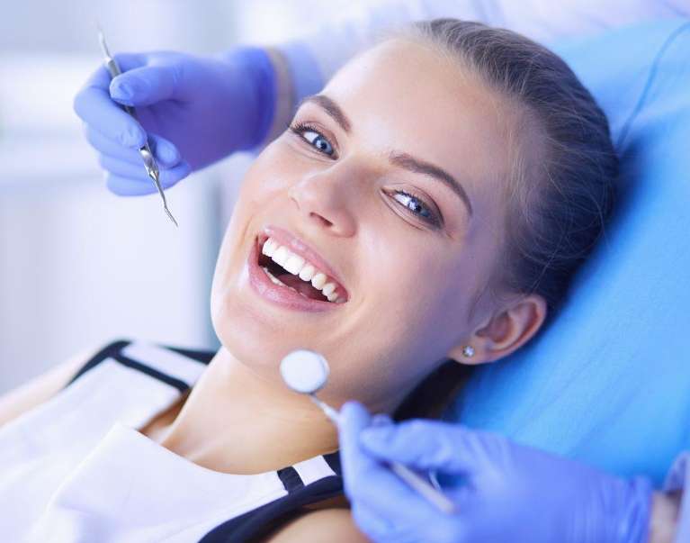 girl at the dental clinic in coburg hill