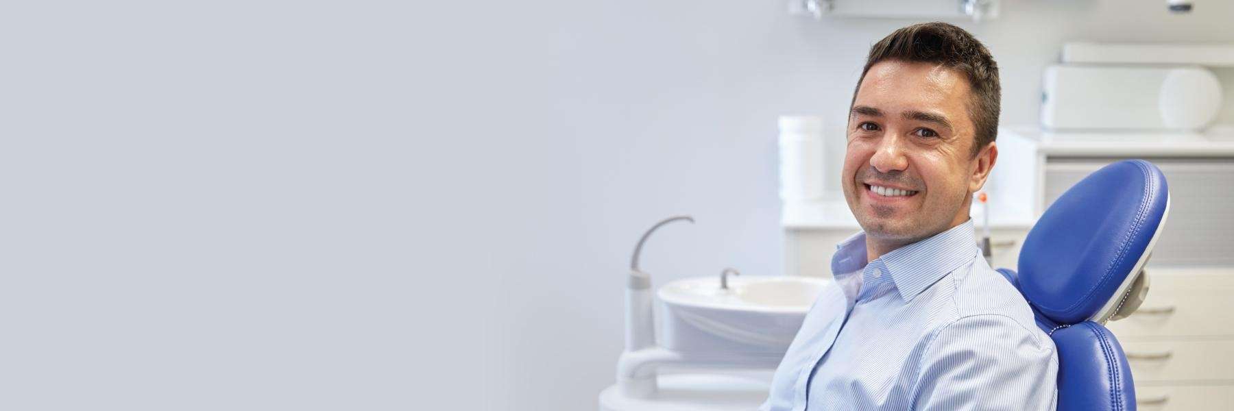 man at the dental clinic in coburg hill